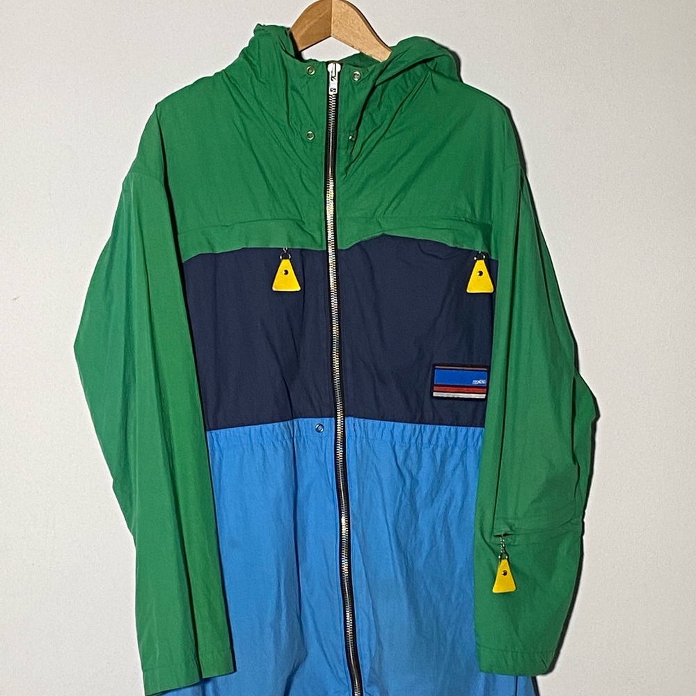 Kenzo Summer Parka Grass Green Rain Jacket